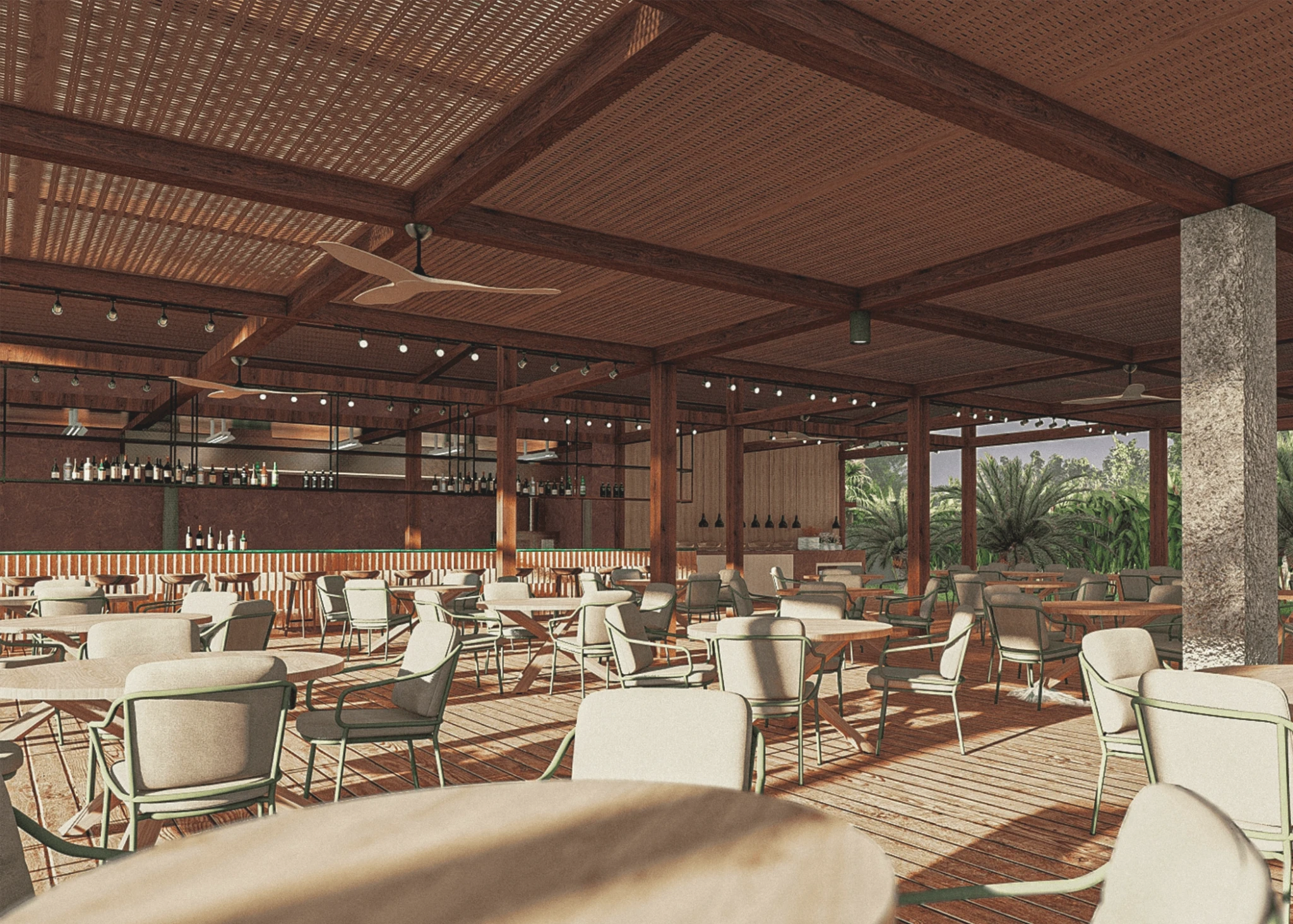 SUNMAI BAR & RESTAURANT design visualization